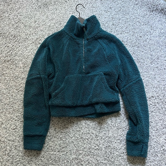 Lululemon Scuba Oversized Cropped Fleece Funnel Neck - Picture 6 of 10
